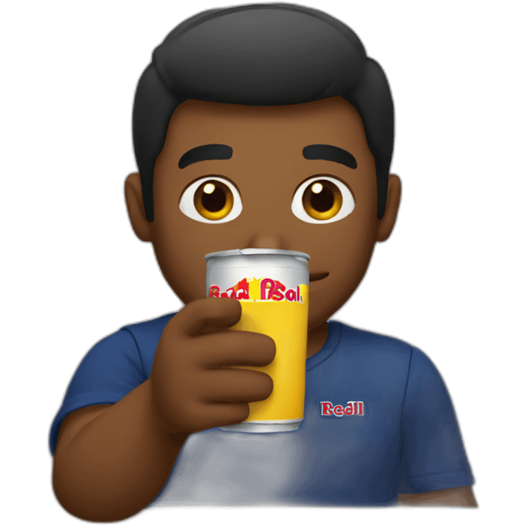 man-drinking-redbull emoji