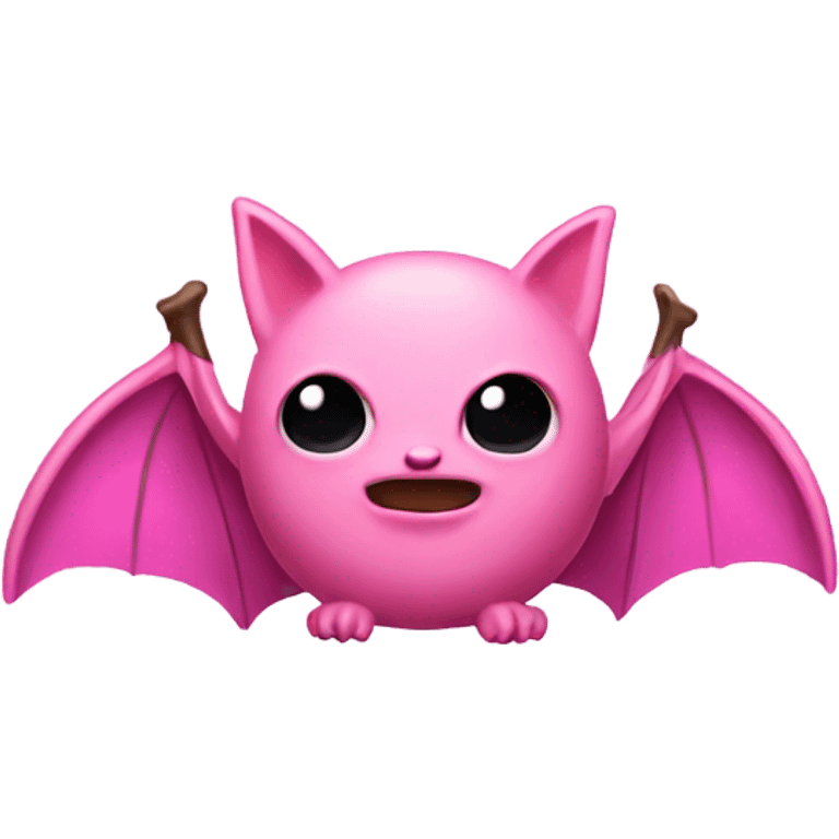 Pink bat emoji