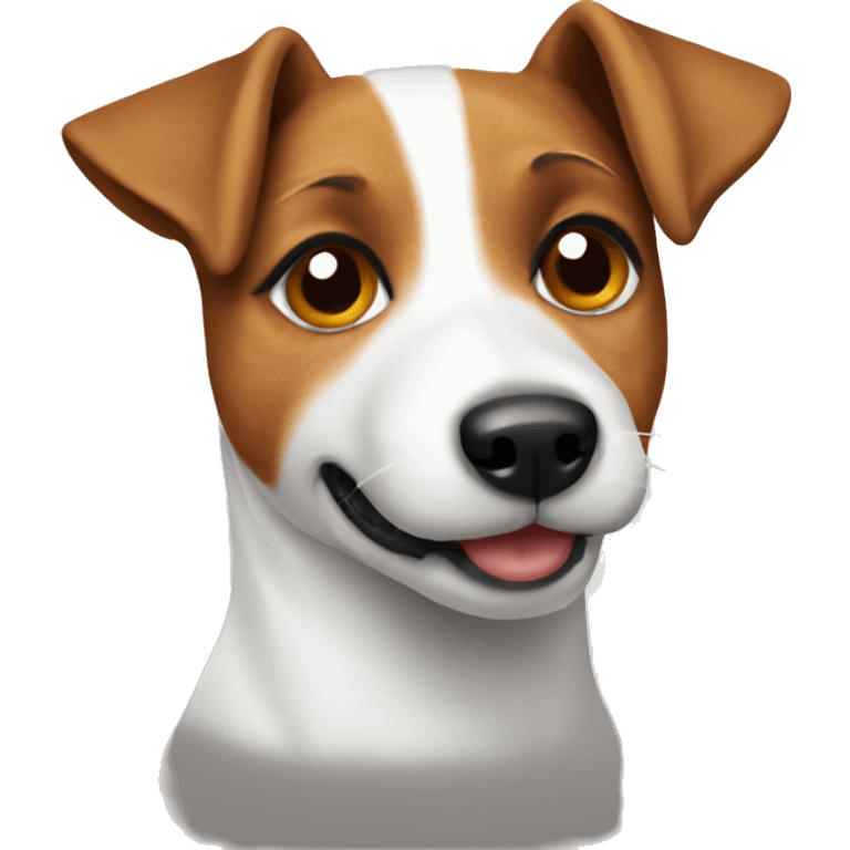 Jack Russell dog emoji