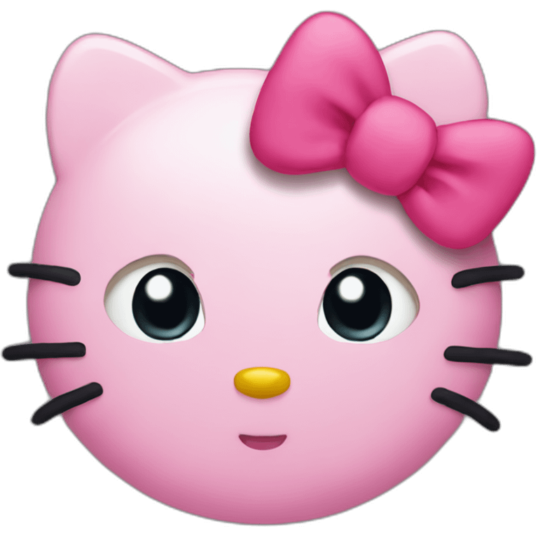 Head hello kitty emoji