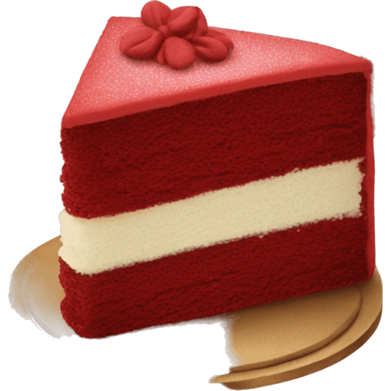 red velvet cake emoji