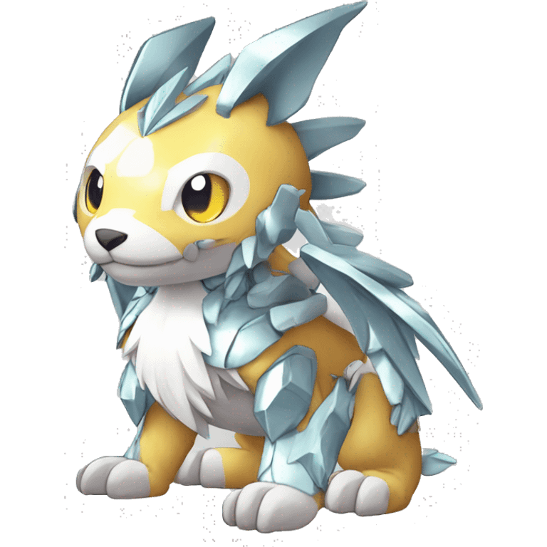 cute kawaii cool edgy shiny Digimon-Fakemon-animal full body emoji