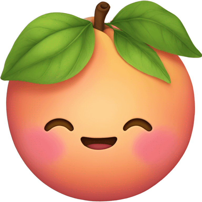 Fat peach  emoji