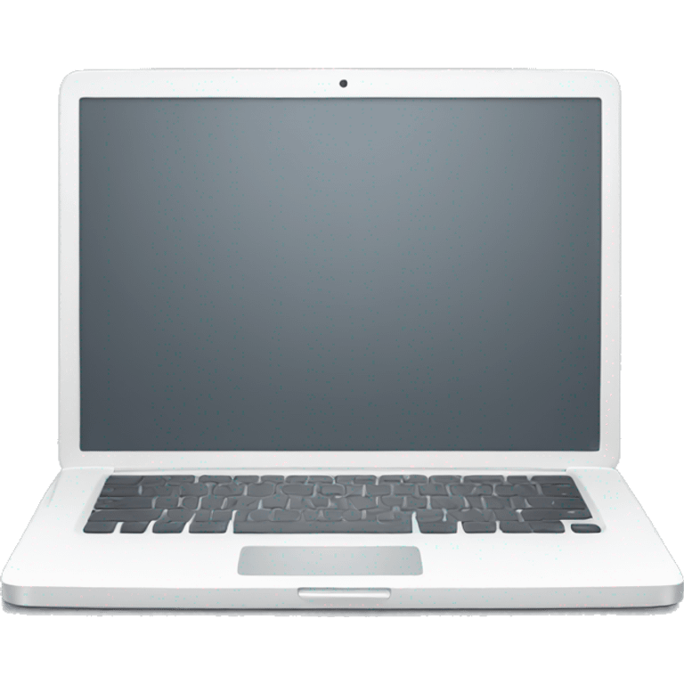 white laptop emoji