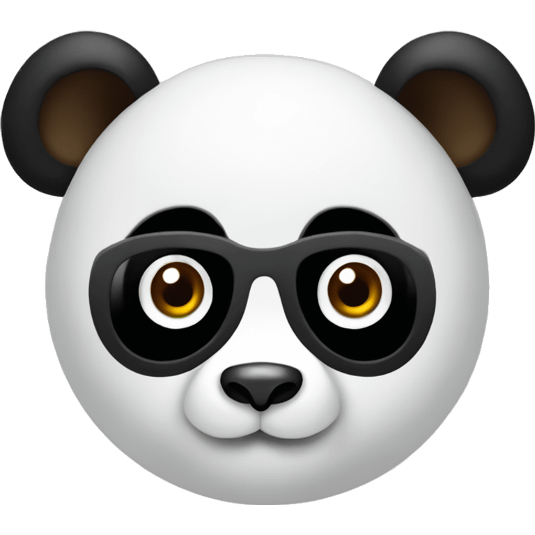 Panda eszik banántot emoji