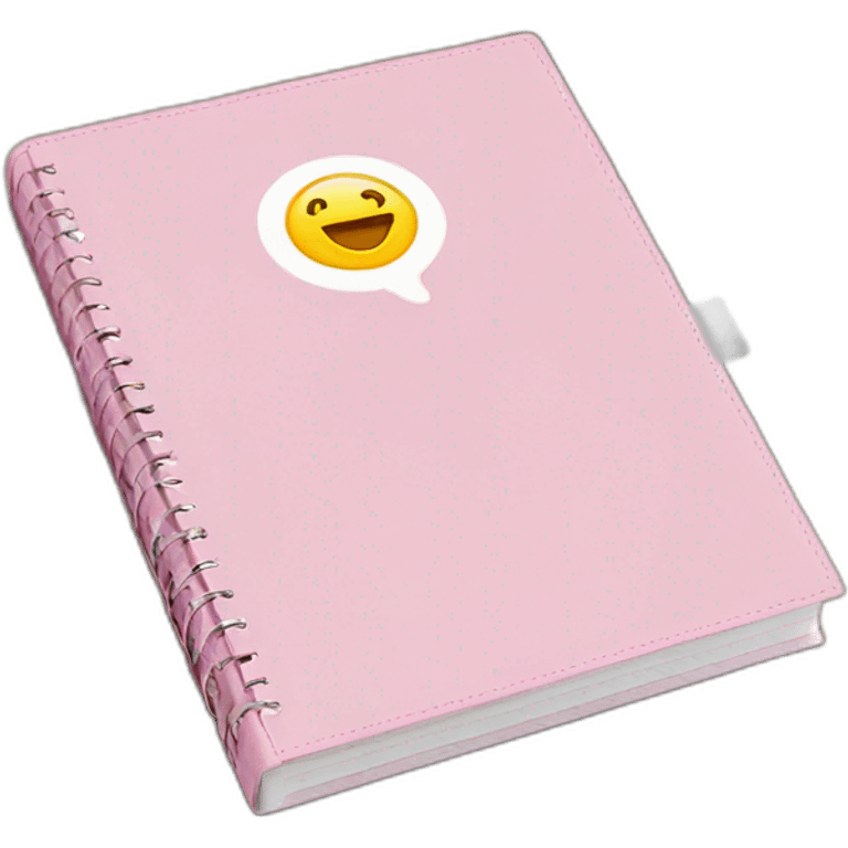 AGENDA PINK PERSONALIZADA CON FRASE emoji