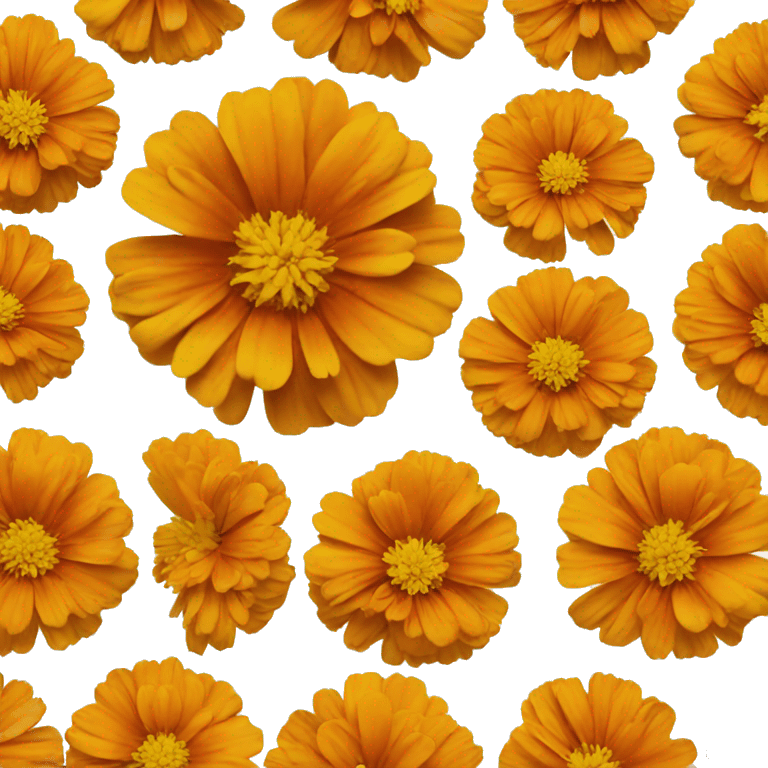 Marigold flower emoji