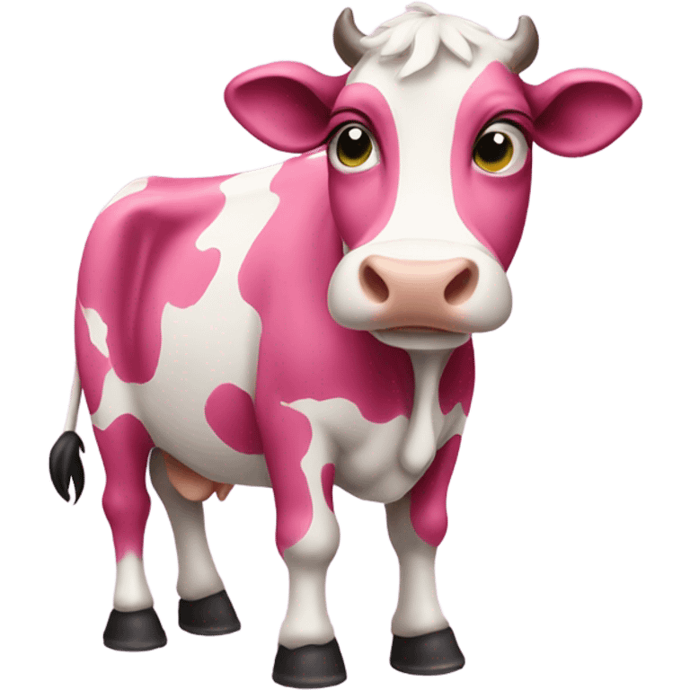 pink cow emoji