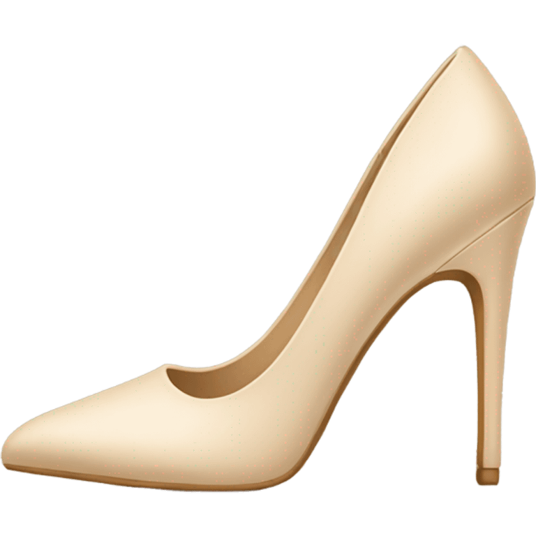 Beige pumps emoji