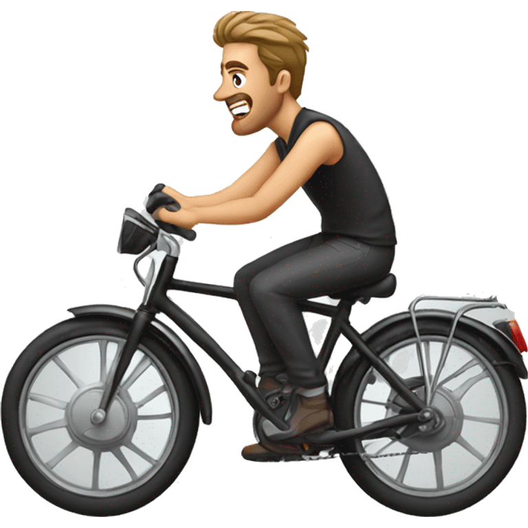 Australian male on the bike emoji