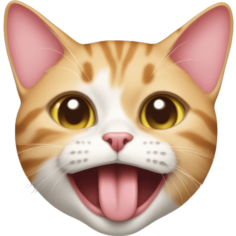 Tongue cat  emoji