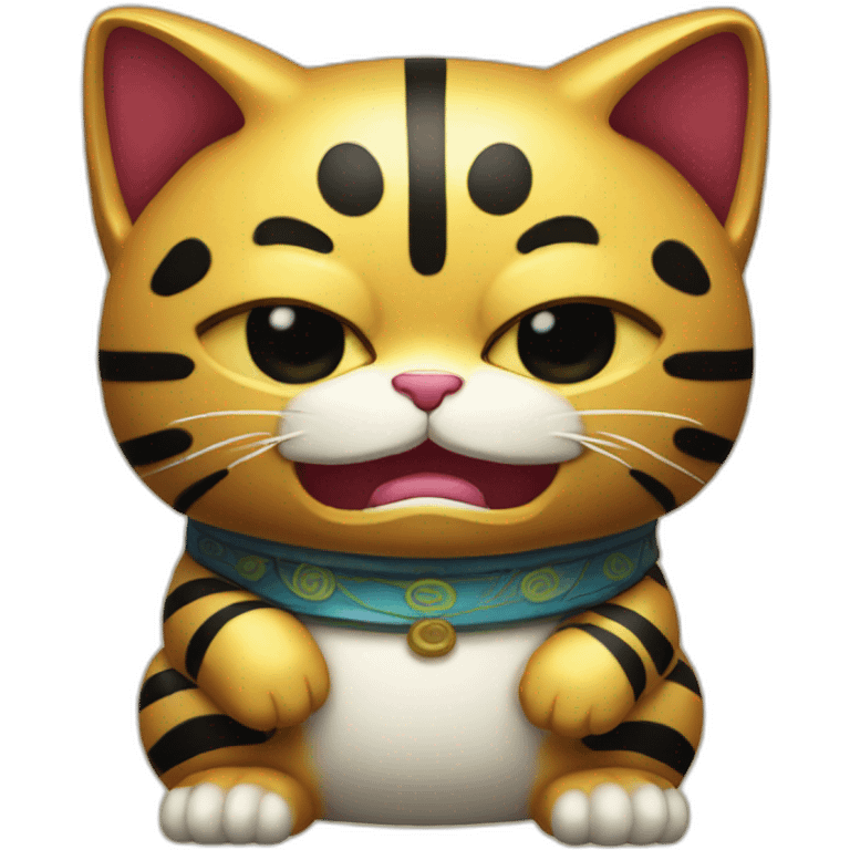 maneki neko one-eyed cyclops emoji