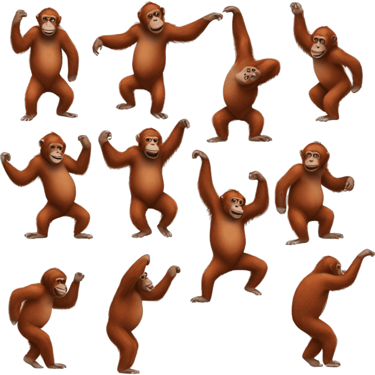 orangutan dancing emoji