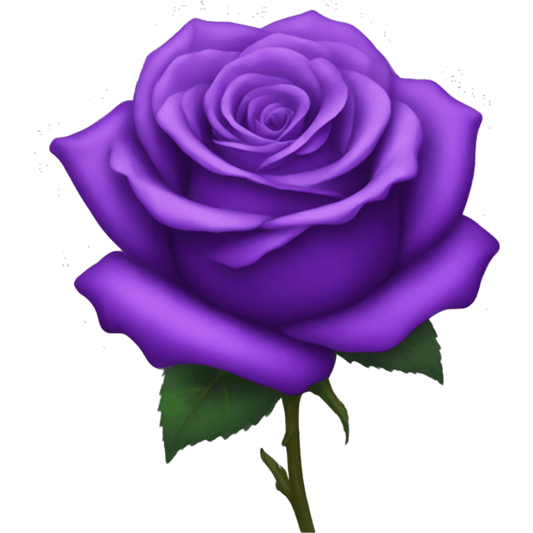 purple rose emoji