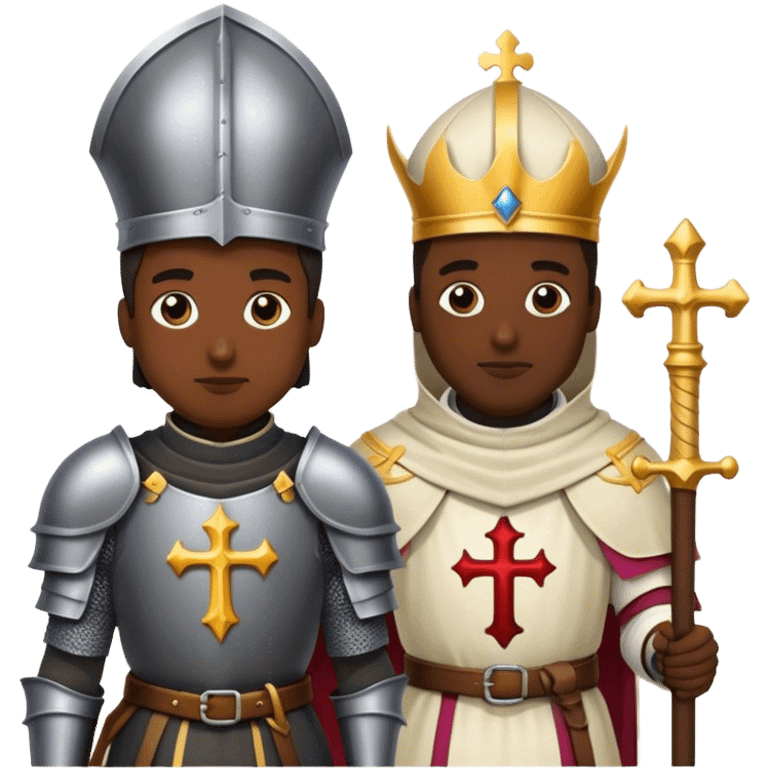 Knight and a bishop emoji