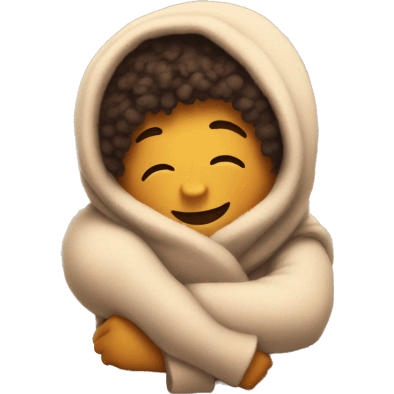 Cozy hugs emoji