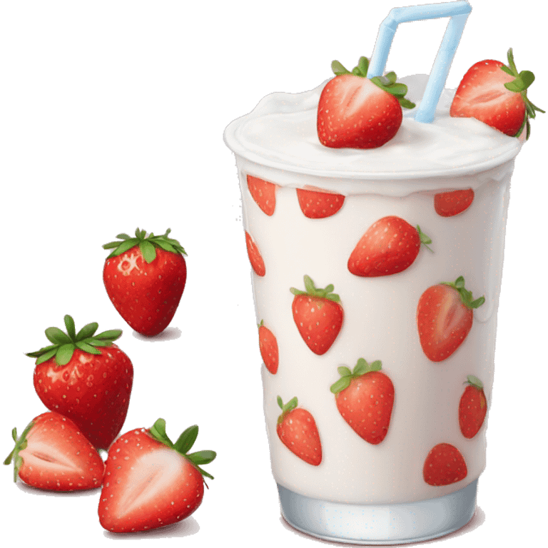 strawberry pack milk emoji