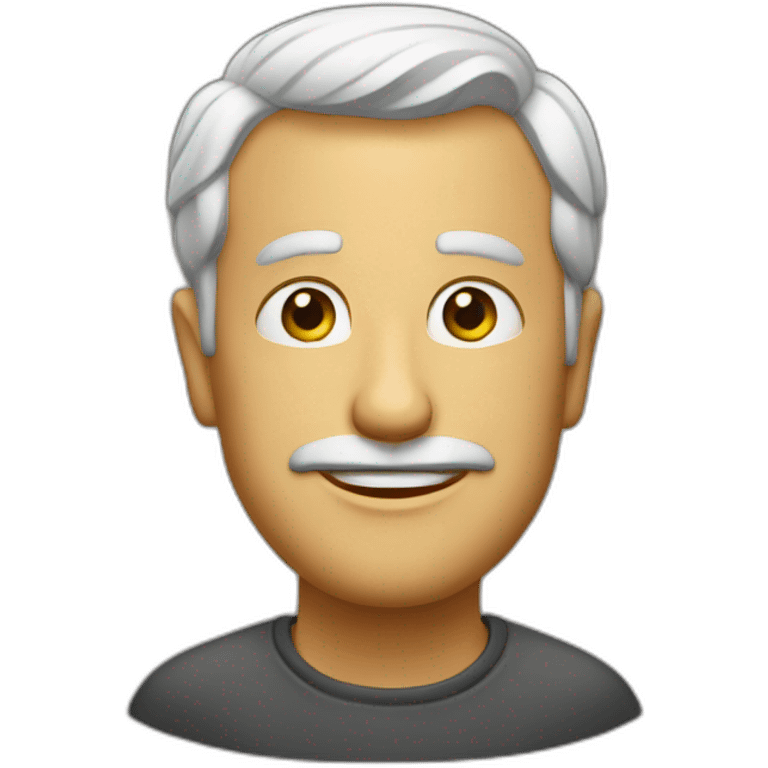 Monsieur qui fait un d’hab emoji