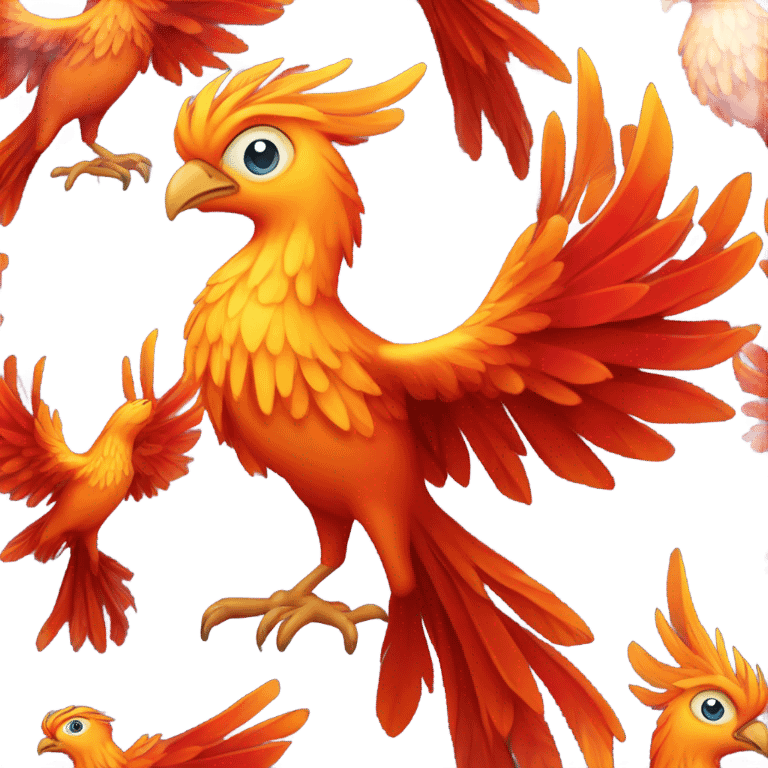 Phoenix bird emoji