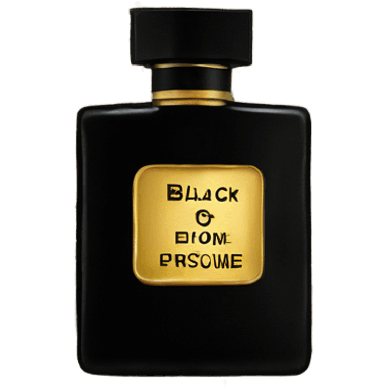 black ysl perfume emoji