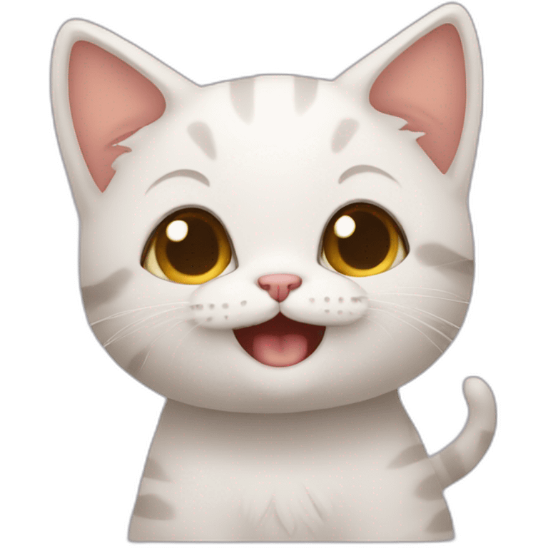 funny kitten emoji