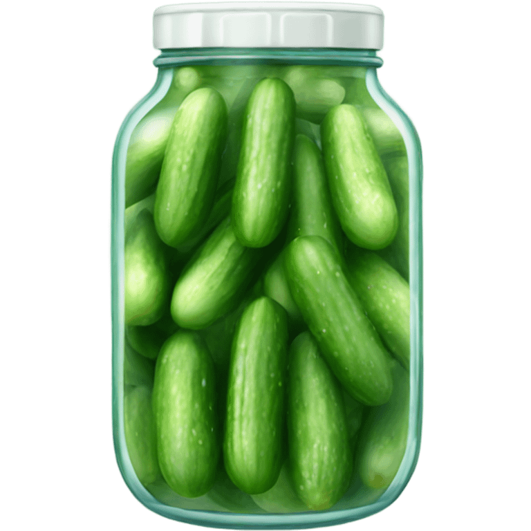 Jar of cucumbers emoji