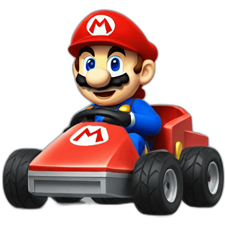 super mario gocart emoji