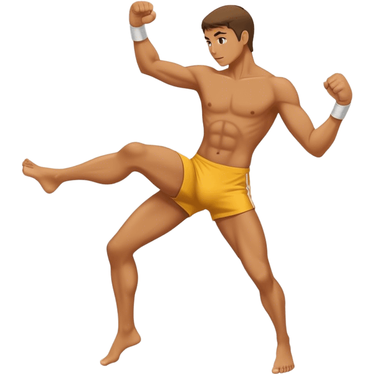 Leg kick  emoji