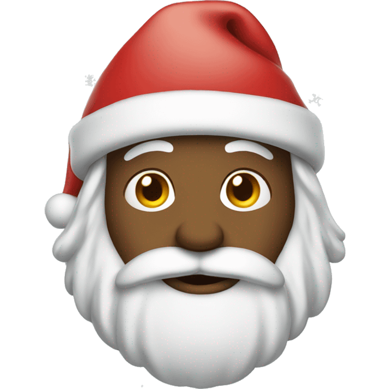 Santa snowy  emoji