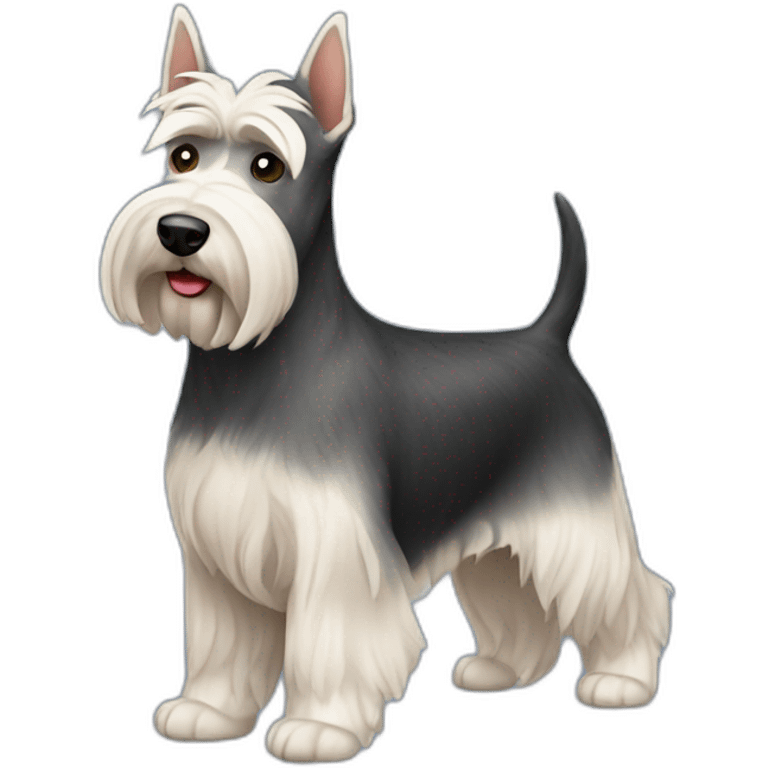 dog scottish terrier full body emoji