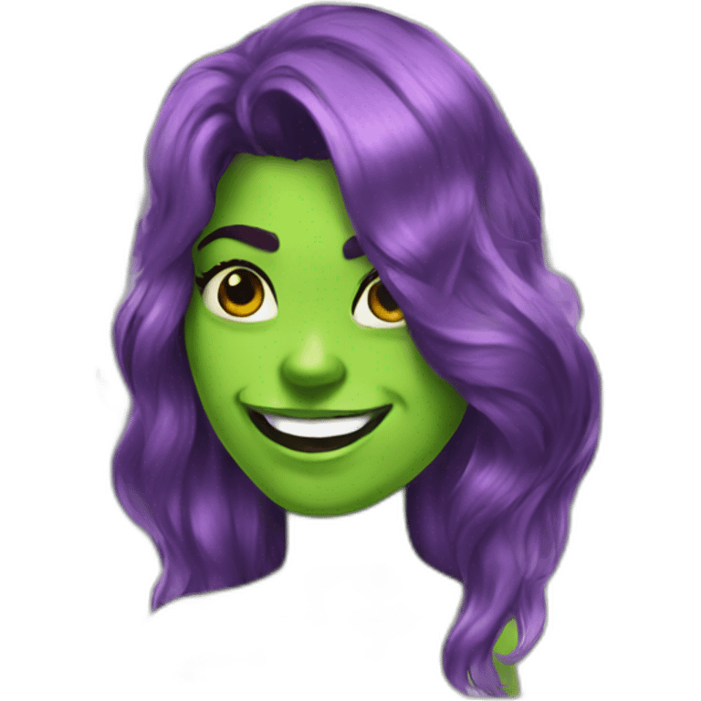 Hulk cosmetologist  emoji