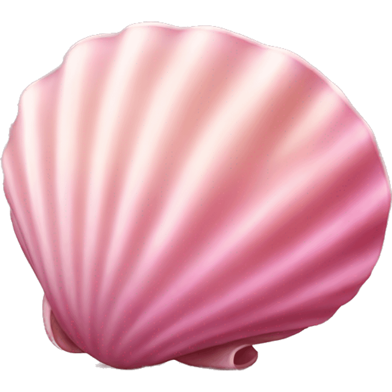 Pink sea shell emoji