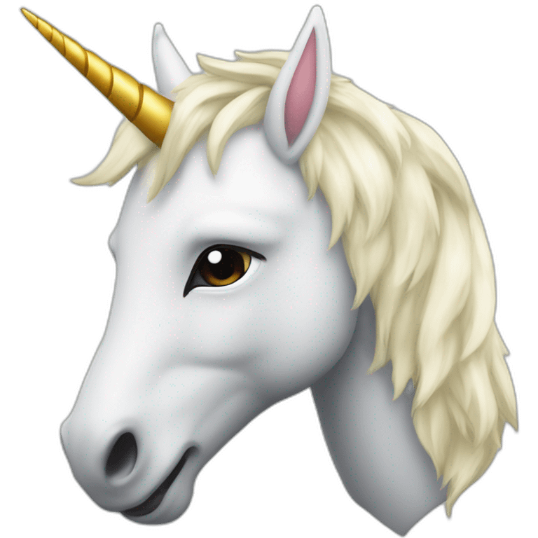 Einhorn mit Spiegelei auf dem kopf emoji