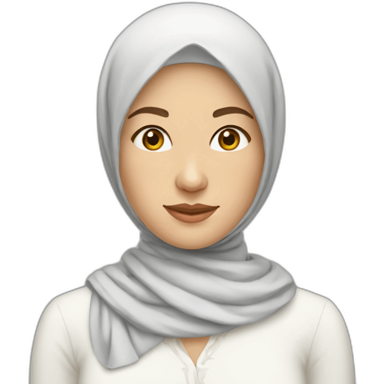 russian woman with headscarf emoji