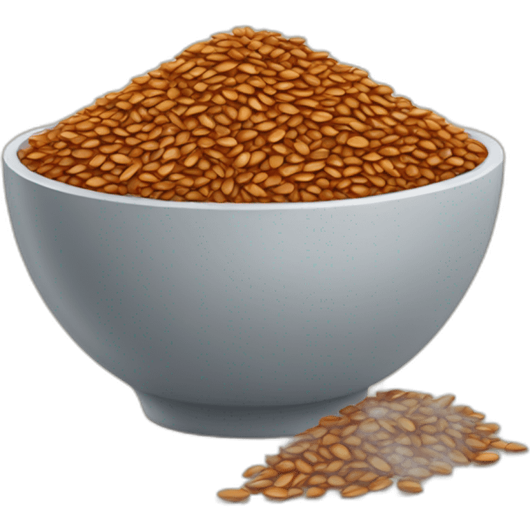 flax seeds emoji