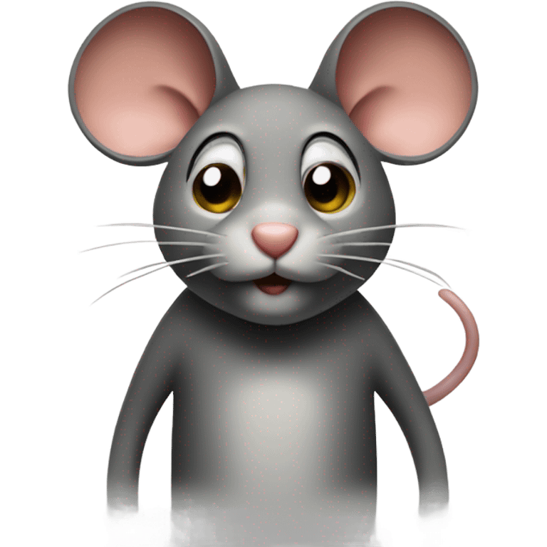 suspicious mouse emoji