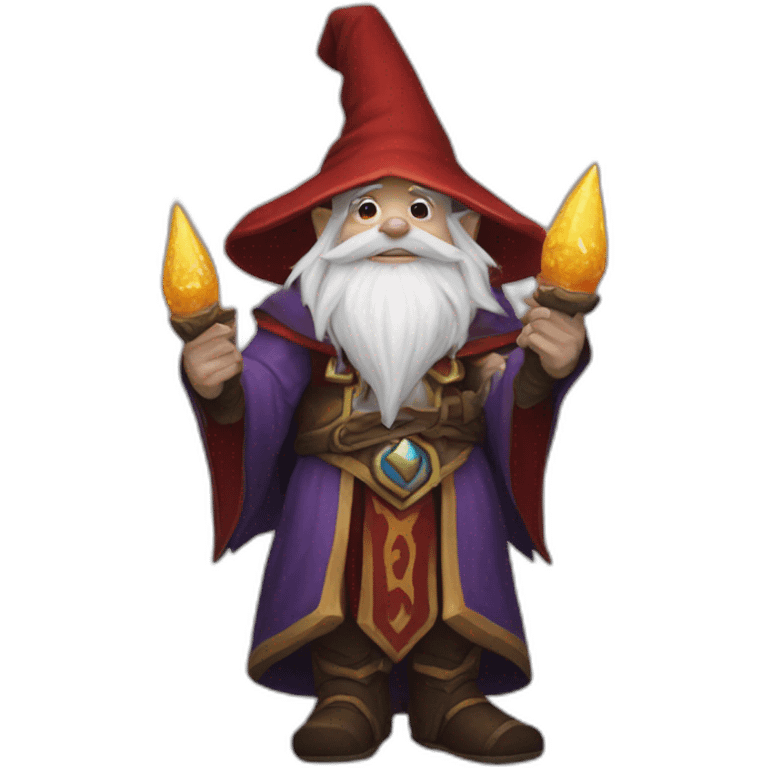 World of warcraft wizard gnome emoji