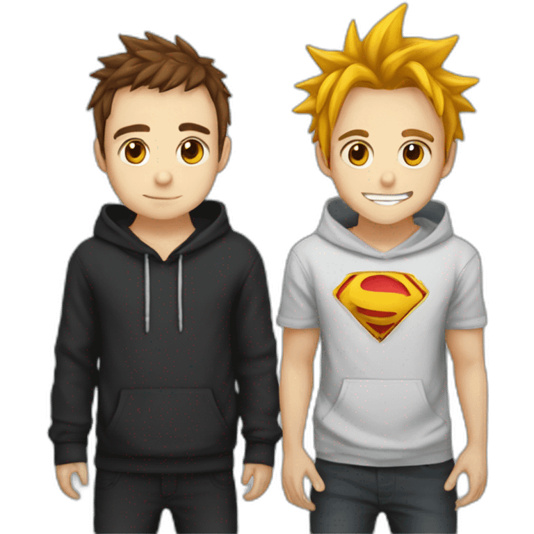 squeezie et natsu emoji