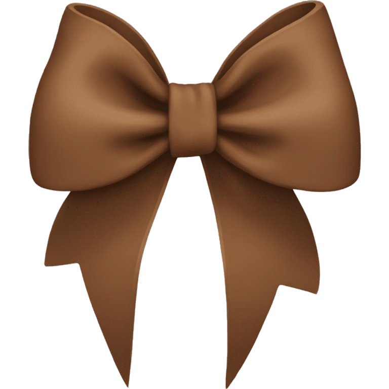 Brown bow emoji