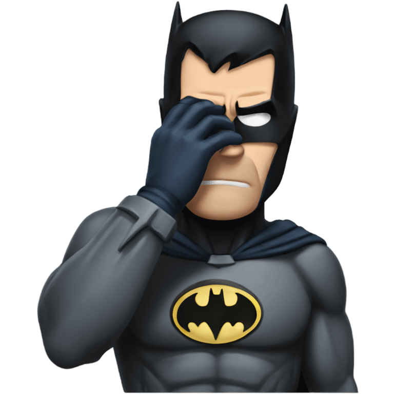 Batman facepalm emoji