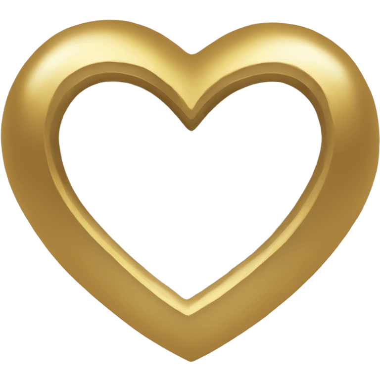 Heart gold  emoji