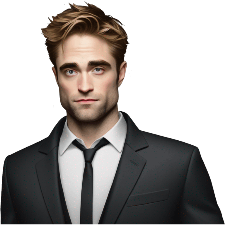 Robert Pattinson in Batman suit emoji