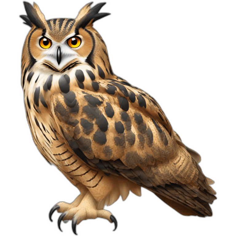 Eurasian Eagle-Owl emoji