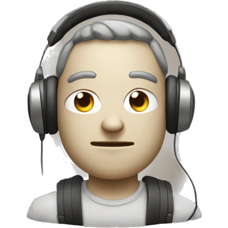 hommer with headphones emoji