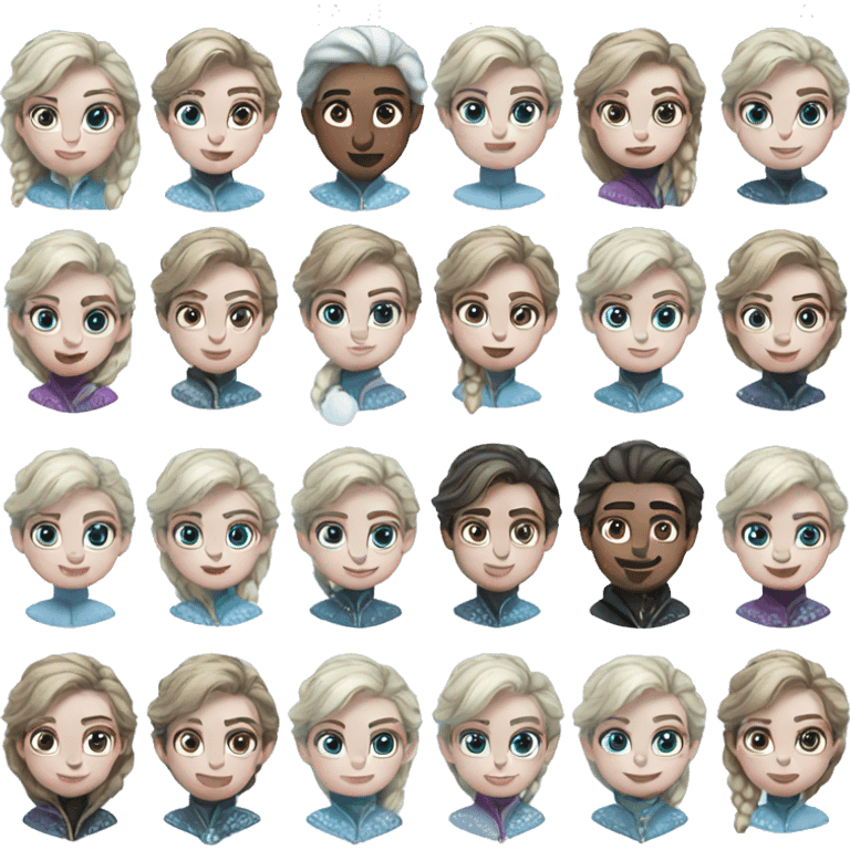 Frozen emoji