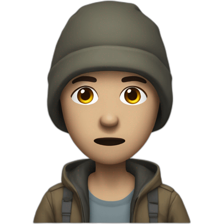 covid-19 sick person as the DayZ game character emoji