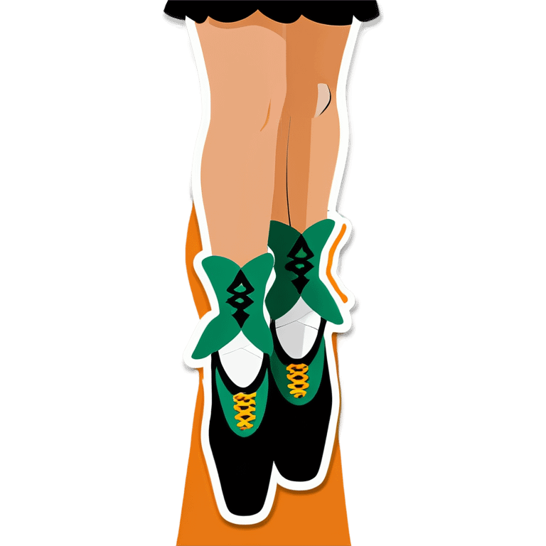 Irish dancer shoes￼ emoji