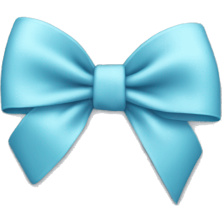 light blue bow emoji