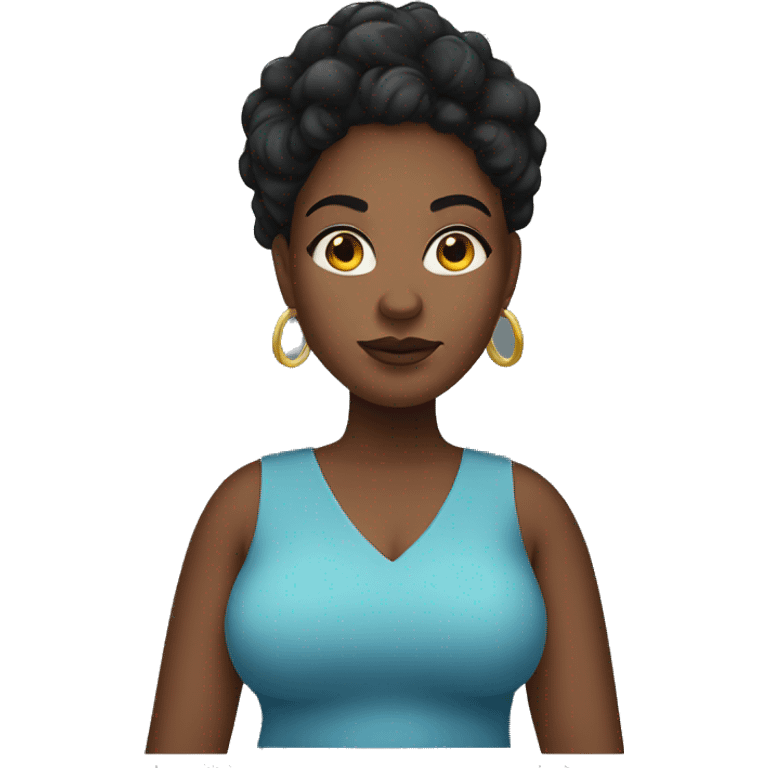 Plus size black woman  emoji