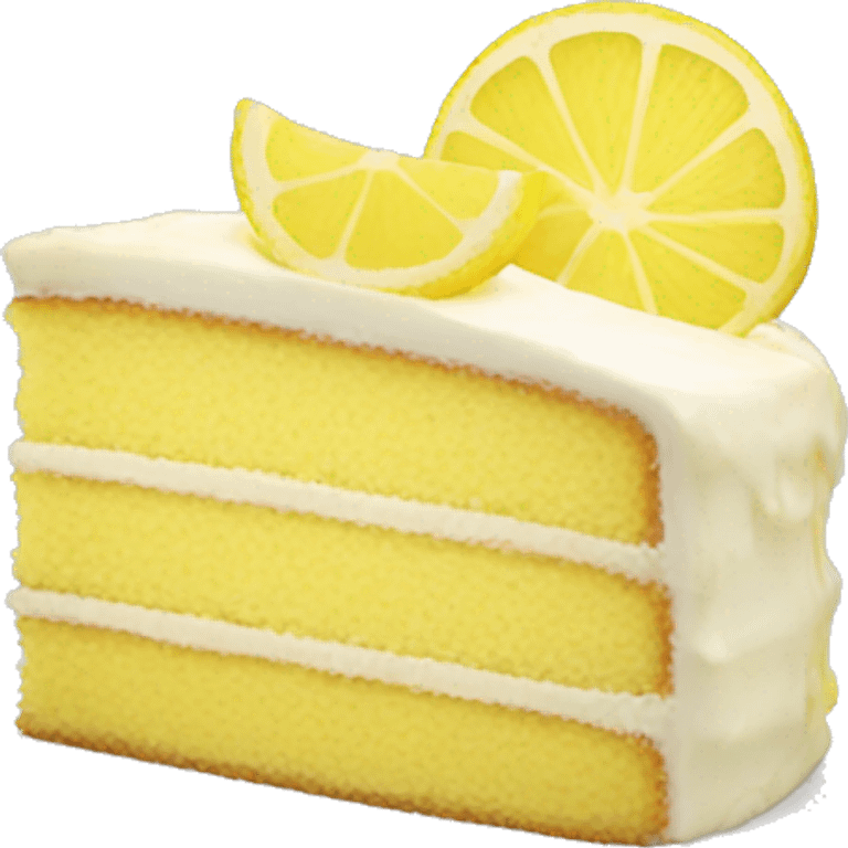 Lemon cake emoji